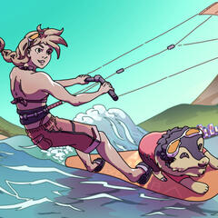 Character illustration (human)